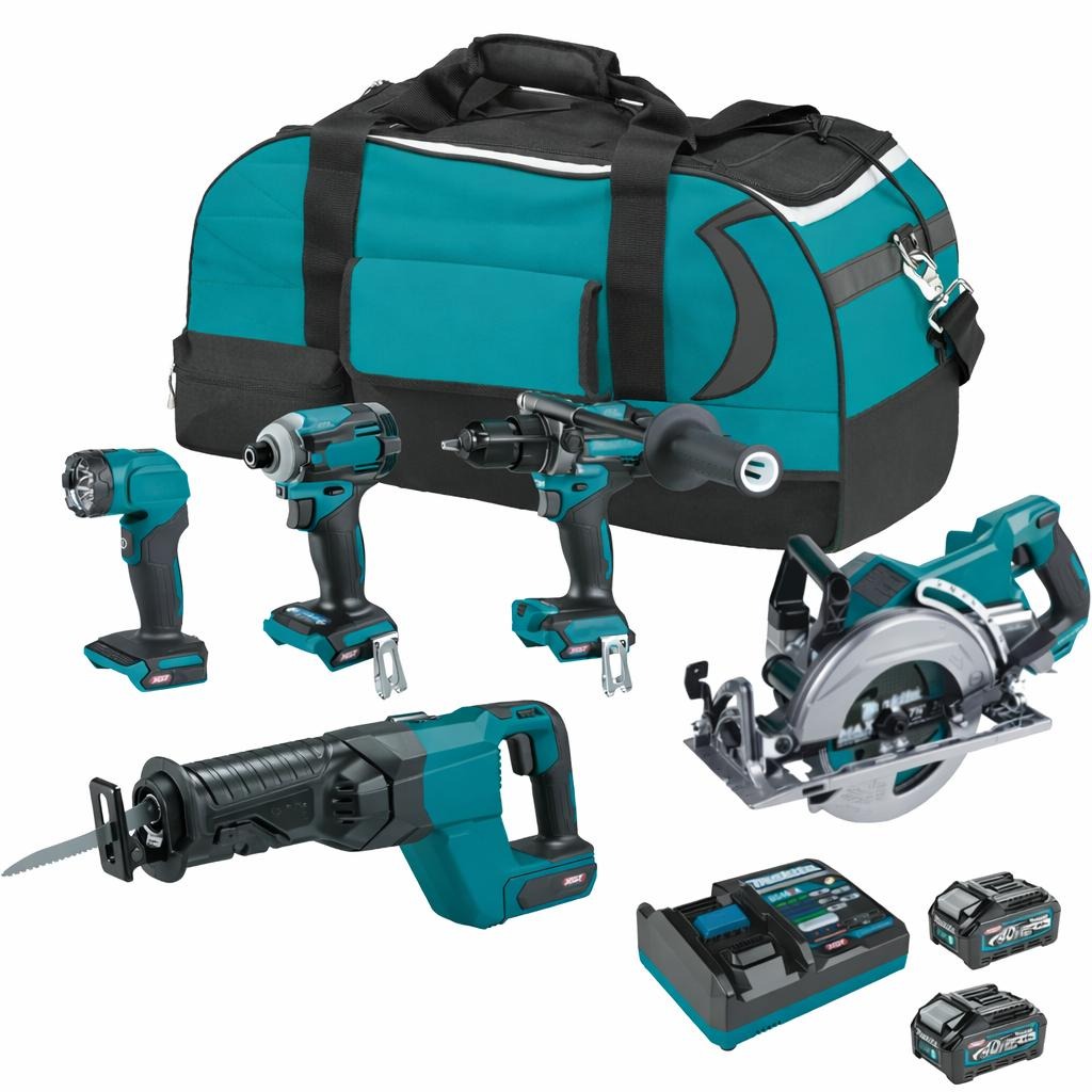 40V max XGT Brushless Cordless 5-Pc. Combo Kit (4.0Ah)